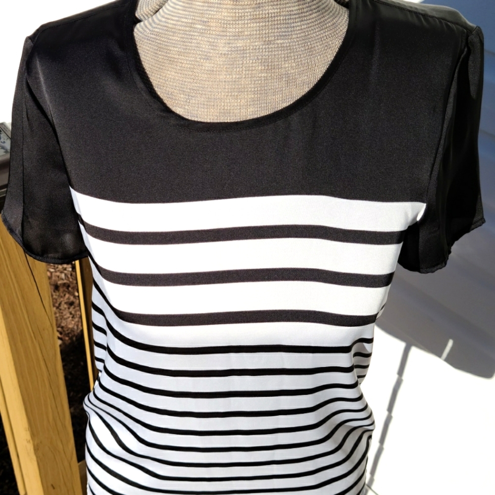 Michael Kors Short Sleeved Striped Shirt